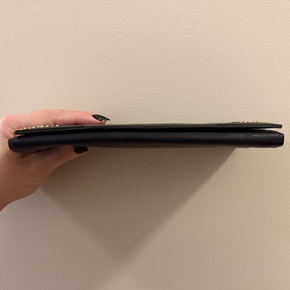 Yves Saint Laurent Black Leather Long Wallet - Picture 8 of 12
